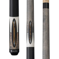 Lucasi LUX66 Pool Cue - Matte Finish Grey Wash Stained Birdseye Maple