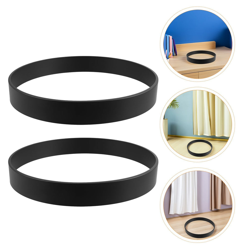 2pcs Metal Frame For Wall Clock Replacement 12 Inch Quartz Clock Shell/Border/Trim Thin - 42mm Thick Minimalist Installation