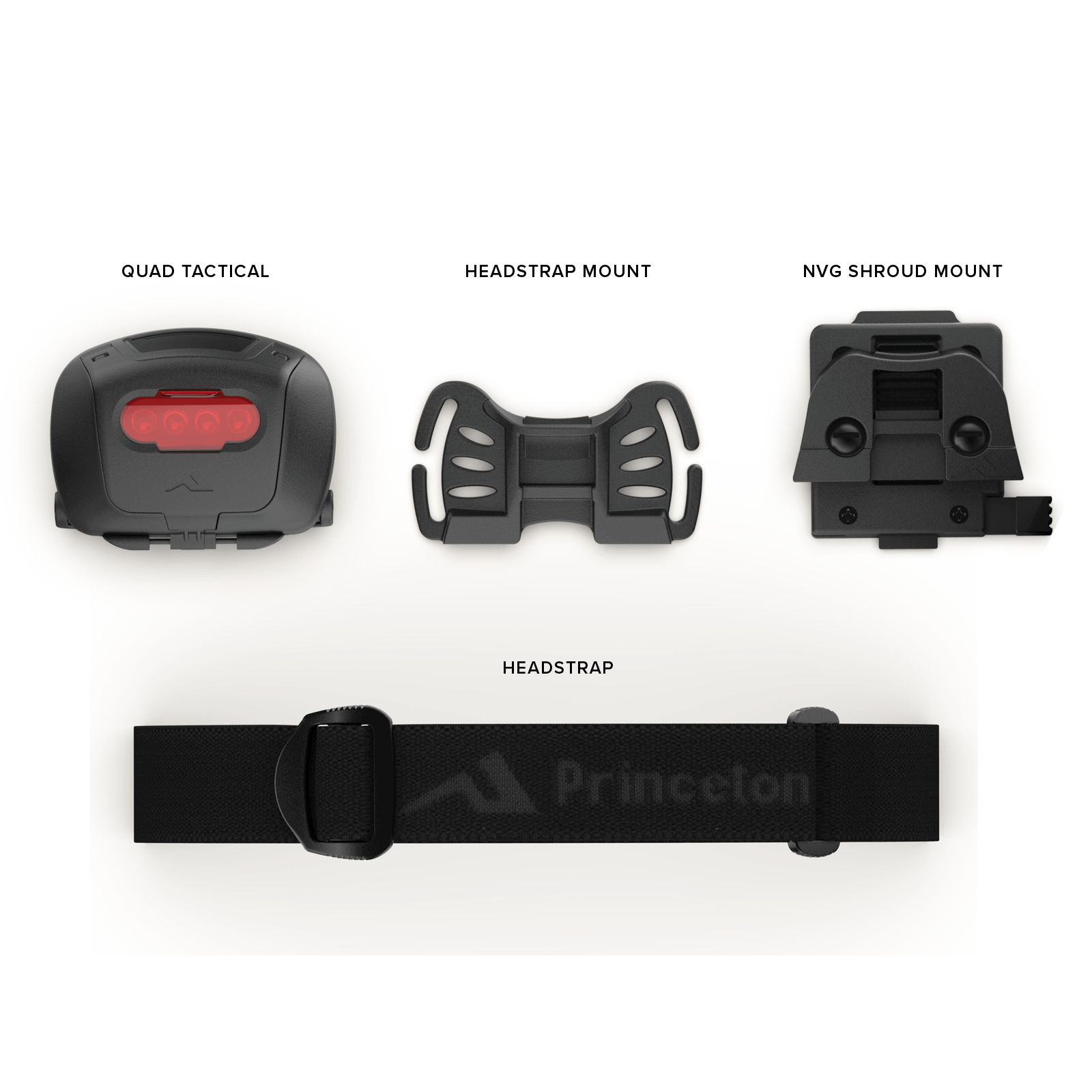 Princeton Tec Quad Tactical MPLS | 78 Lumens Headlamp | Made in USA