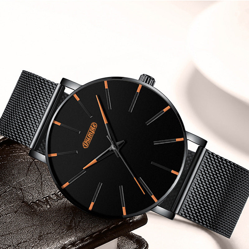 2pcs/set, Men Watch Sets, Fashion Watches for Men Classic Quartz Mens Watches, Sporty Elegant Design, Formal & Casual Attire, Ideal Choice for Christmas Present Father's Day Gift, Reloj Para Hombre.