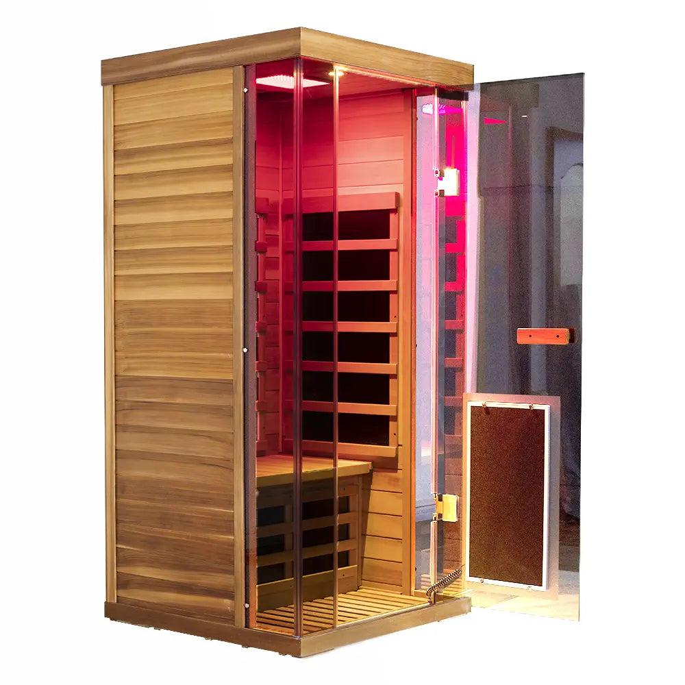 Wizzisauna SR01 1 Person Red Cedar Far Infrared Sauna *Pre-Order*