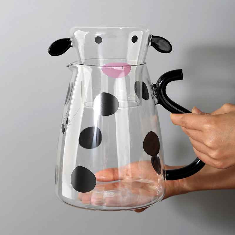 Creative Cold Water Jug Household Glass High Appearance And Lovely