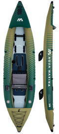 Aqua Marina Caliber Inflatable Fishing Kayak - 1 to 2 Person