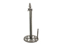 Antique Silver Cast Iron Mermaid Paper Towel Holder 16""