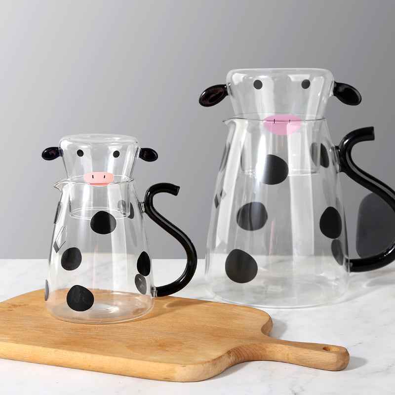 Creative Cold Water Jug Household Glass High Appearance And Lovely