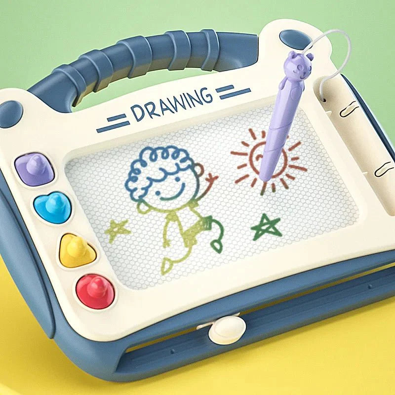Children Cartoon Drawing Board Baby Puzzle Magnetic Writing Board Toy Graffiti Magnetic Drawing Board Montessori Toy for Kids