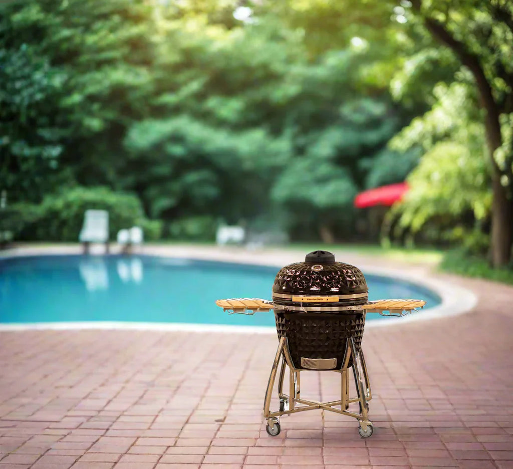 ComfortBilt Ceramic Kamado Grill - 26" COALS Charcoal Grill