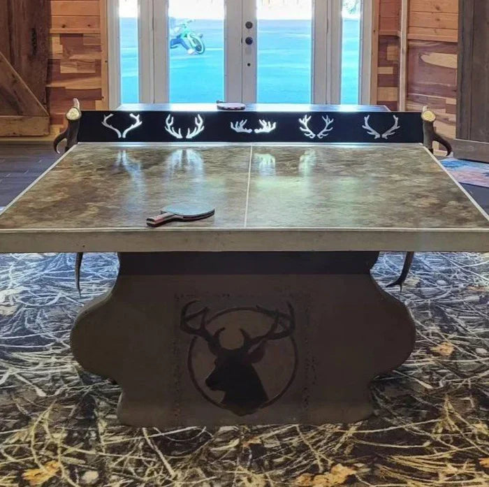 Stone Age Tuscan Outdoor Concrete Ping Pong Table