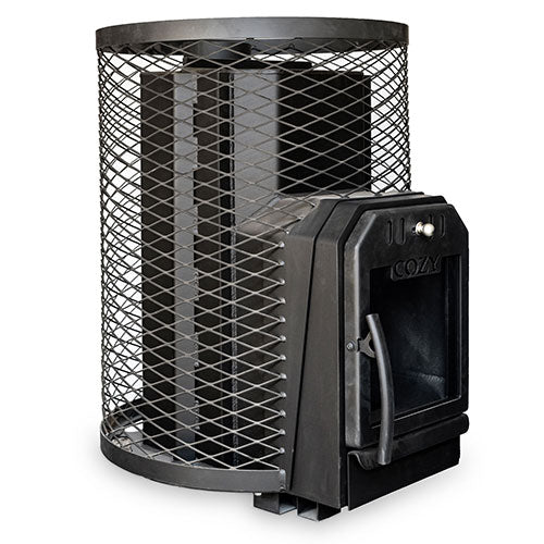Cozy Heat O Thru-Wall Sauna Stove and Sauna Stones