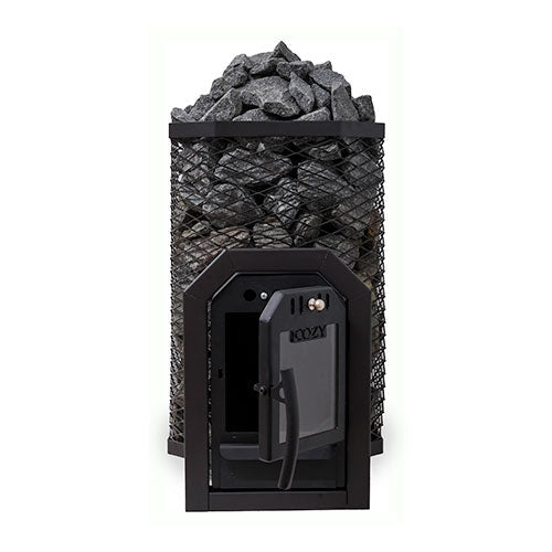 Cozy Heat Thru-Wall Sauna Heater and Sauna Stones