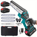 6-inch Cordless Lightweight Electric Landscaping Chainsaw w/ L-ion Battery, Chain And Fast Charger