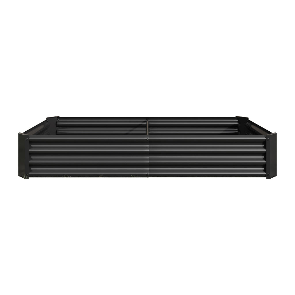 Raised Garden Bed Outdoor 6×3×1 ft Metal Raised Rectangle Planter Bed