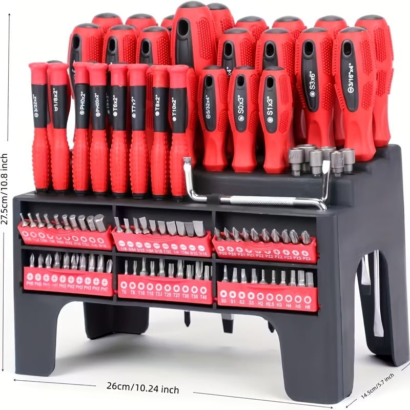 10/100/126/132pcs Magnetic Precision Screwdriver Set with Insulated Tips & Plastic Case - Professional Electronics Repair Kit Suitable for Electronics, Smartphones, Devices, Auto Repair, DIY - Ideal for Daily Use & Holiday Gi