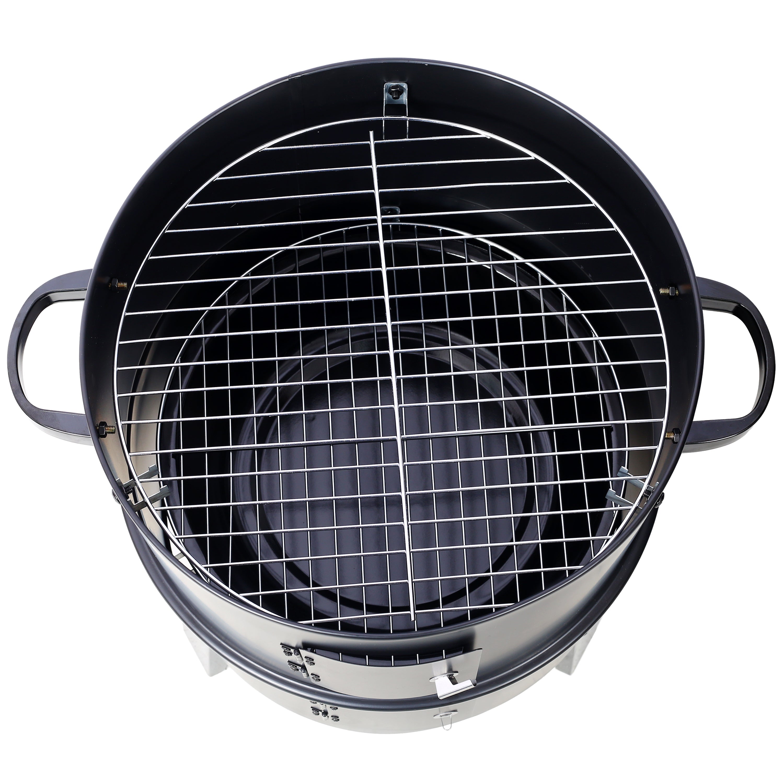 Charcoal Smoker Grill Wood Smoker Grills Outdoor Cooking 16 Inch Portable BBQ