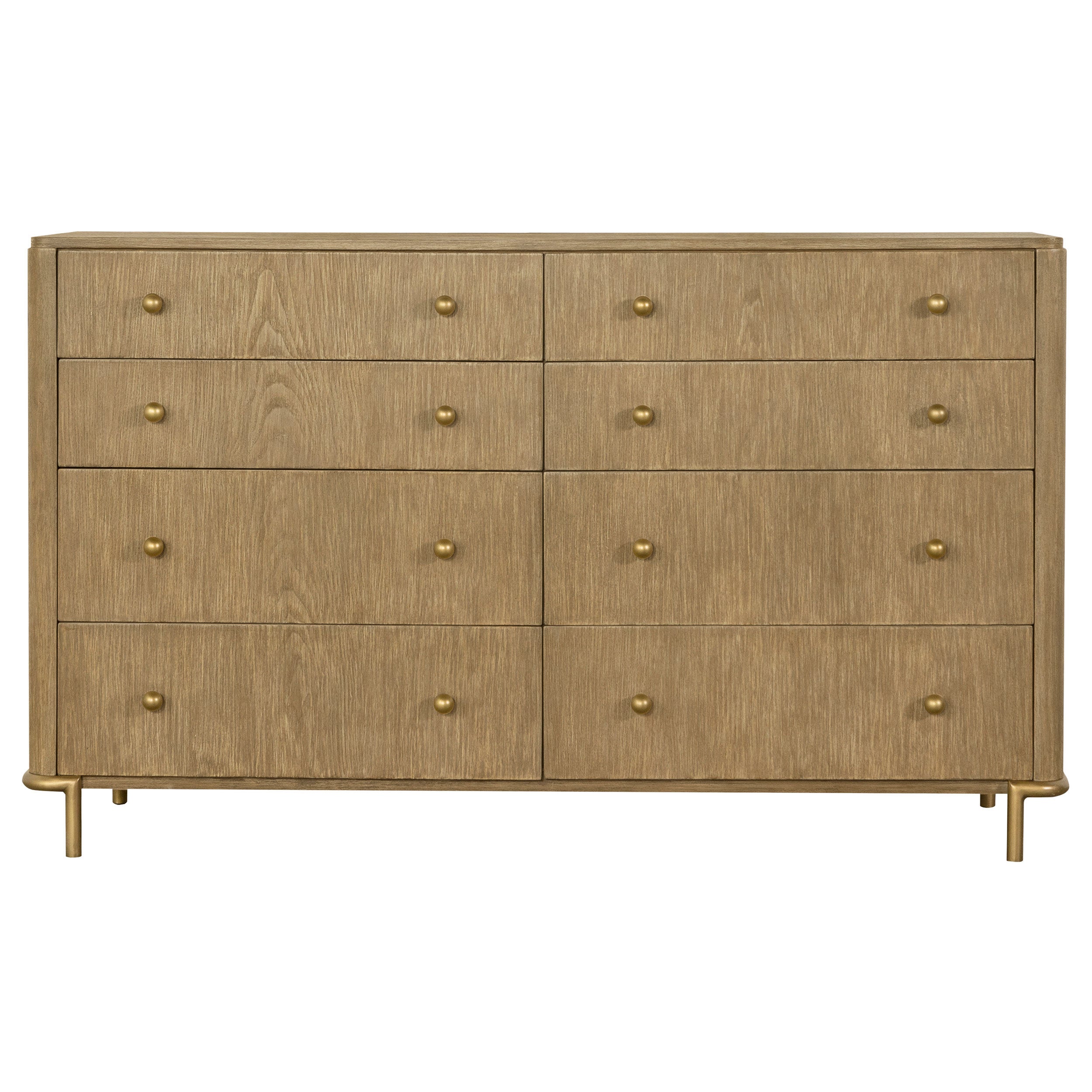 Stevie Sand Wash Natural Cane 4-Piece Eastern King Bedroom Set