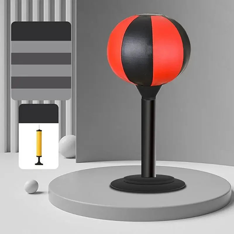 Desktop Punching Bag Desk Boxing Bag With Suction Fun Punch Rage Bag Table Cup Stress Relief Tabletop Punching Bag With Air Pump
