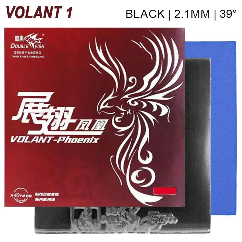 DOUBLE FISH Volant Table Tennis Rubber Tacky Top Sheet Professional Ping Pong Rubber Made In China