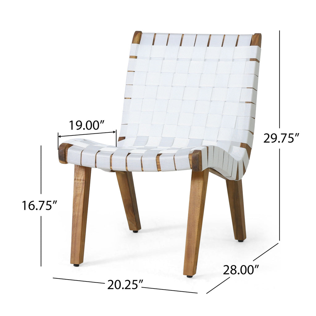 Charlotte Lounge Chair - White