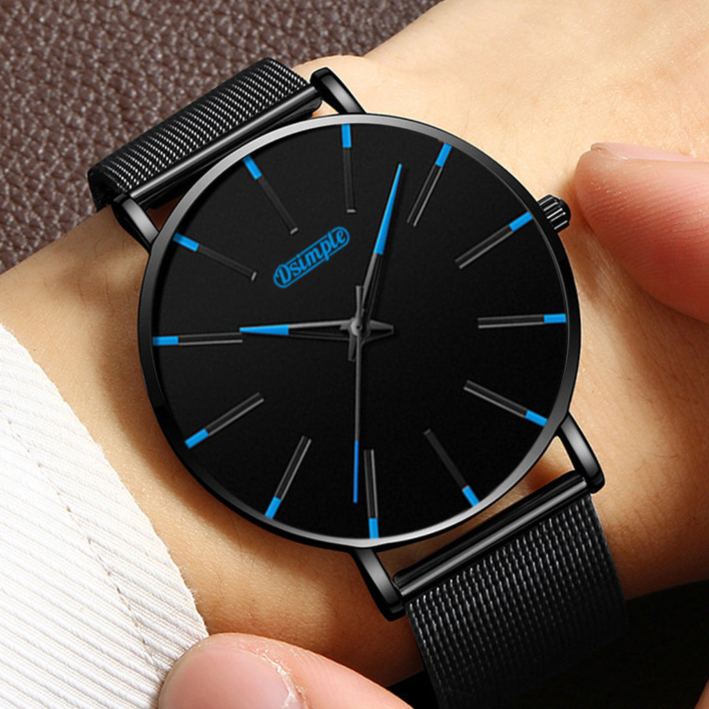 2pcs/set, Men Watch Sets, Fashion Watches for Men Classic Quartz Mens Watches, Sporty Elegant Design, Formal & Casual Attire, Ideal Choice for Christmas Present Father's Day Gift, Reloj Para Hombre.