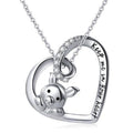 925 Sterling Silver Necklace With A Little Pig Pendant, Single Pendant For Women