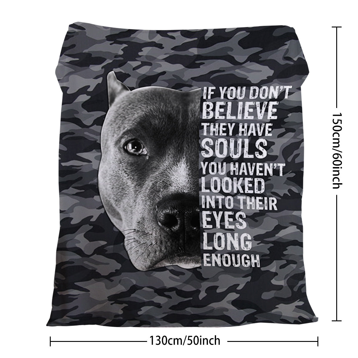 1pc Flannel Black Background Dog Cute Pet Theme Soft And Fluffy Multifunctional Outdoor Beach Camping Living Room Sofa Office Nap Printed Blanket