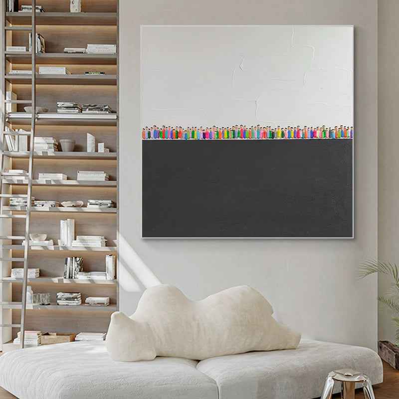 New Design Modern Wall Painting Hand Painted Acrylic Abstract Character Texture Abstract Oil Painting On Canvas For Living Room Home Decor