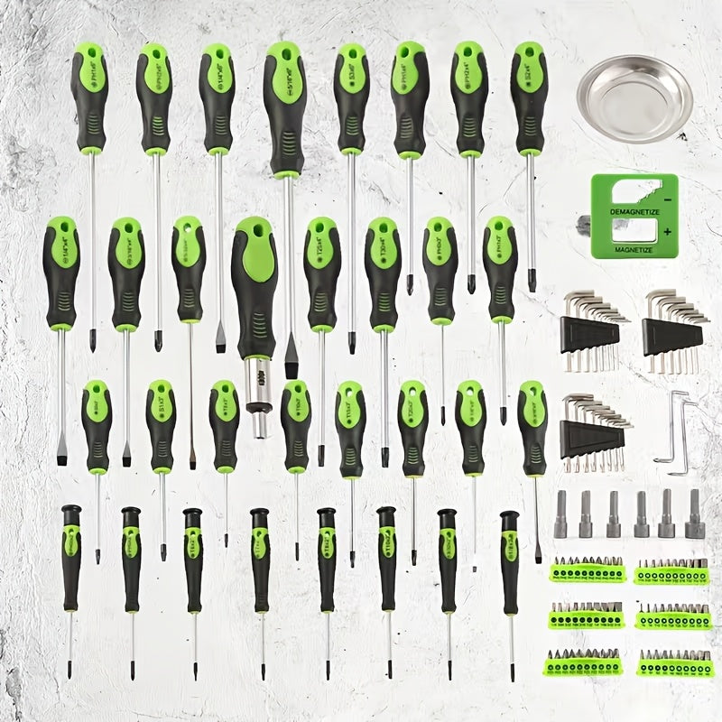 10/100/126/132pcs Magnetic Precision Screwdriver Set with Insulated Tips & Plastic Case - Professional Electronics Repair Kit Suitable for Electronics, Smartphones, Devices, Auto Repair, DIY - Ideal for Daily Use & Holiday Gi
