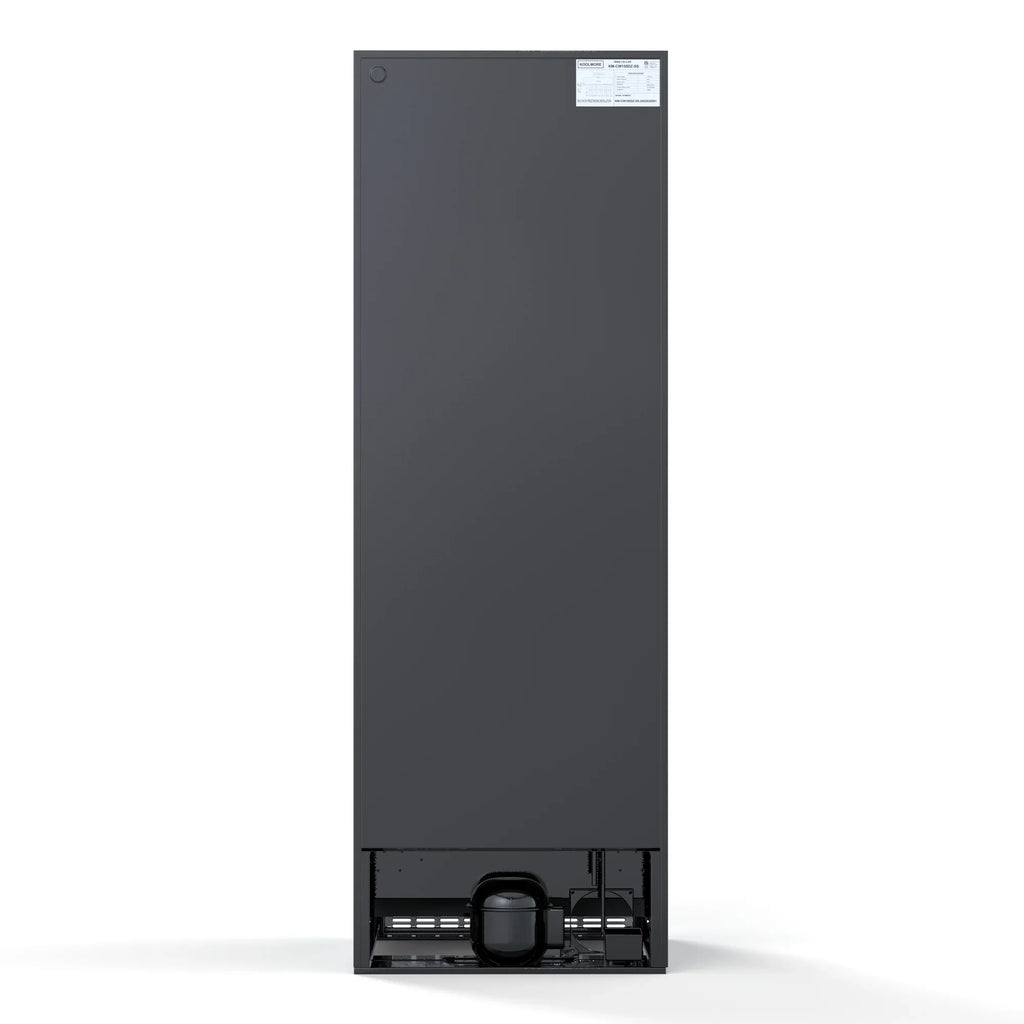 Kool More 23 in. Dual Zone, Full Glass Door, Wine Cooler Refrigerator, Freestanding or Built-In Unit, 15.1 cu ft.