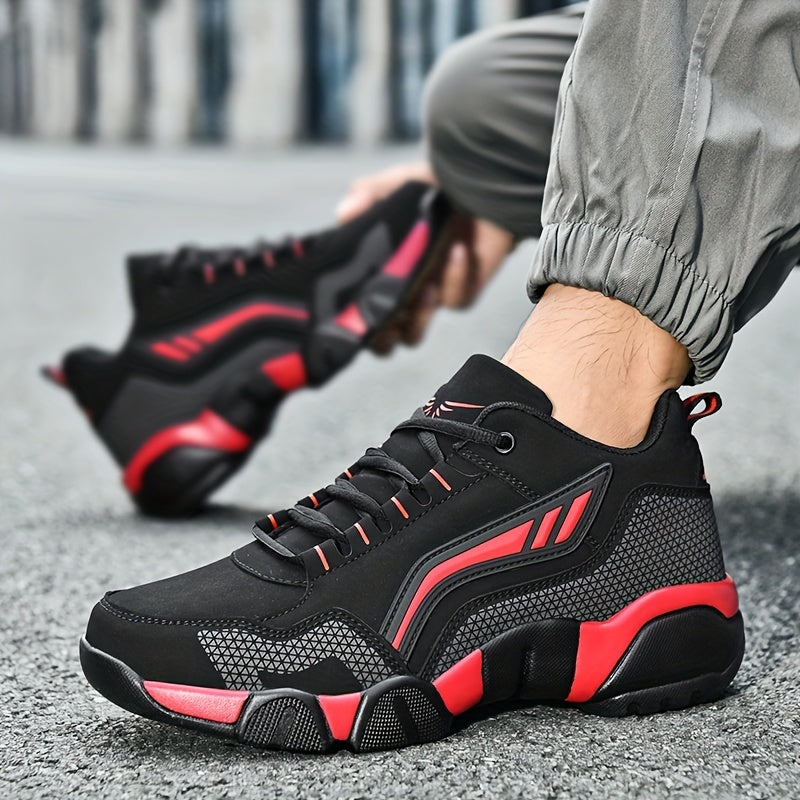 Lace-Up Thick Cushion Insole Men's Sneakers
