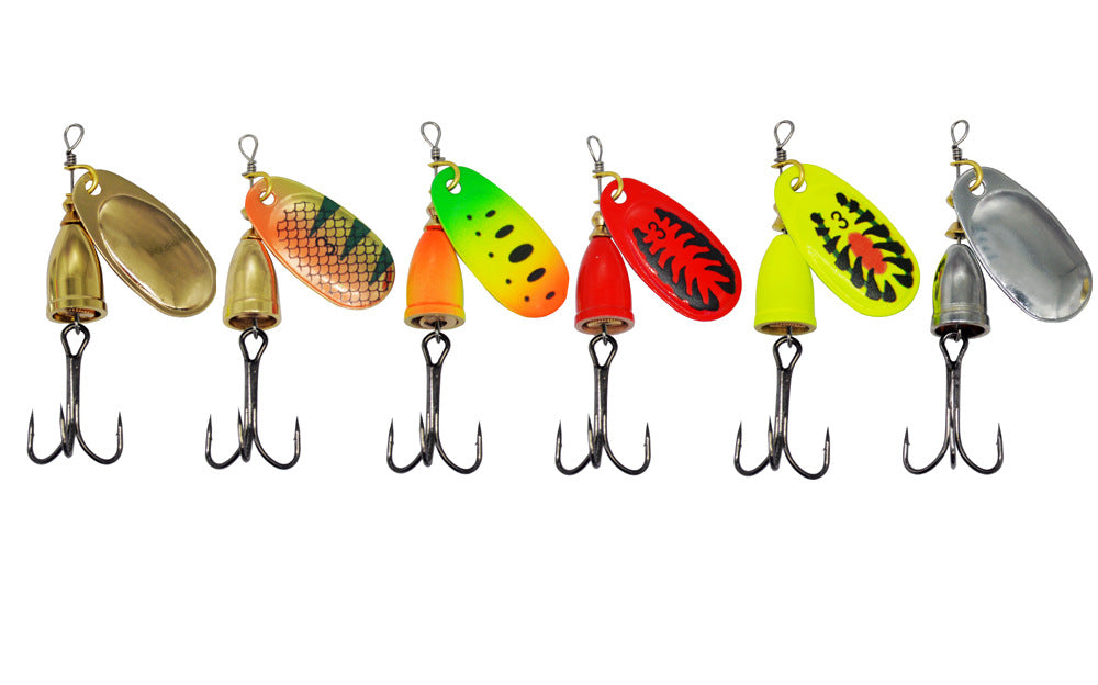 R Composite Rotating Sequins Copper Bell Lure Metal Fishing Bait Fishing Gear