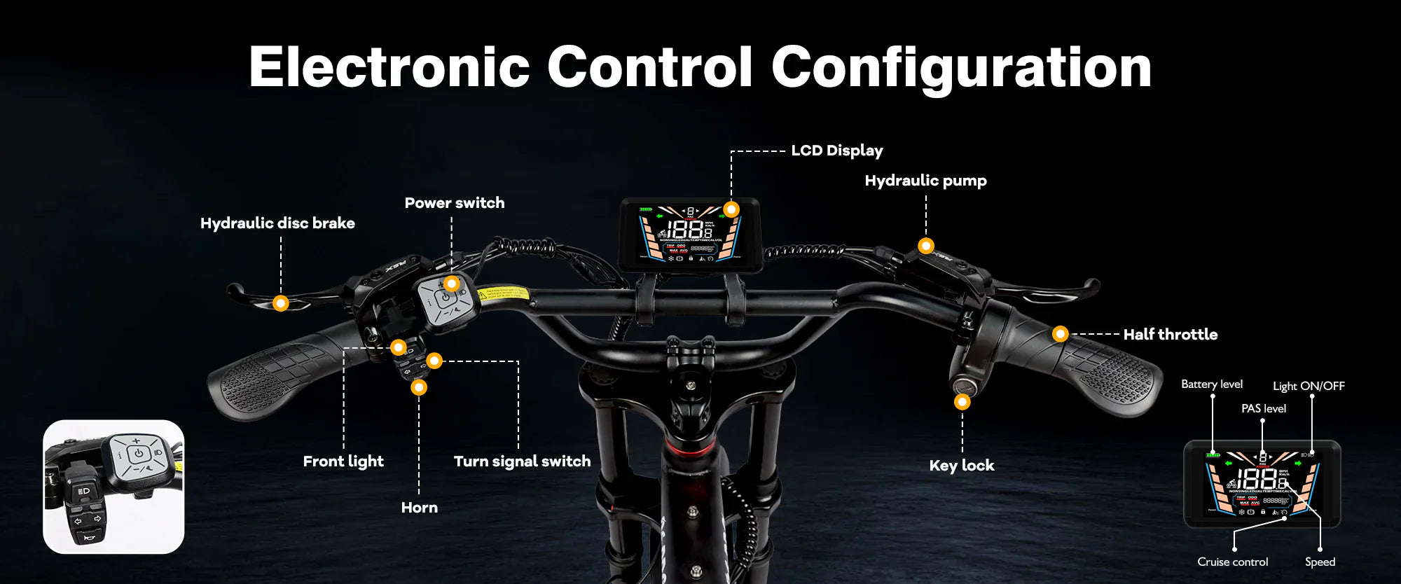 Victrip R6 Pro - 1500W Full Suspension Moped Style E-Bike