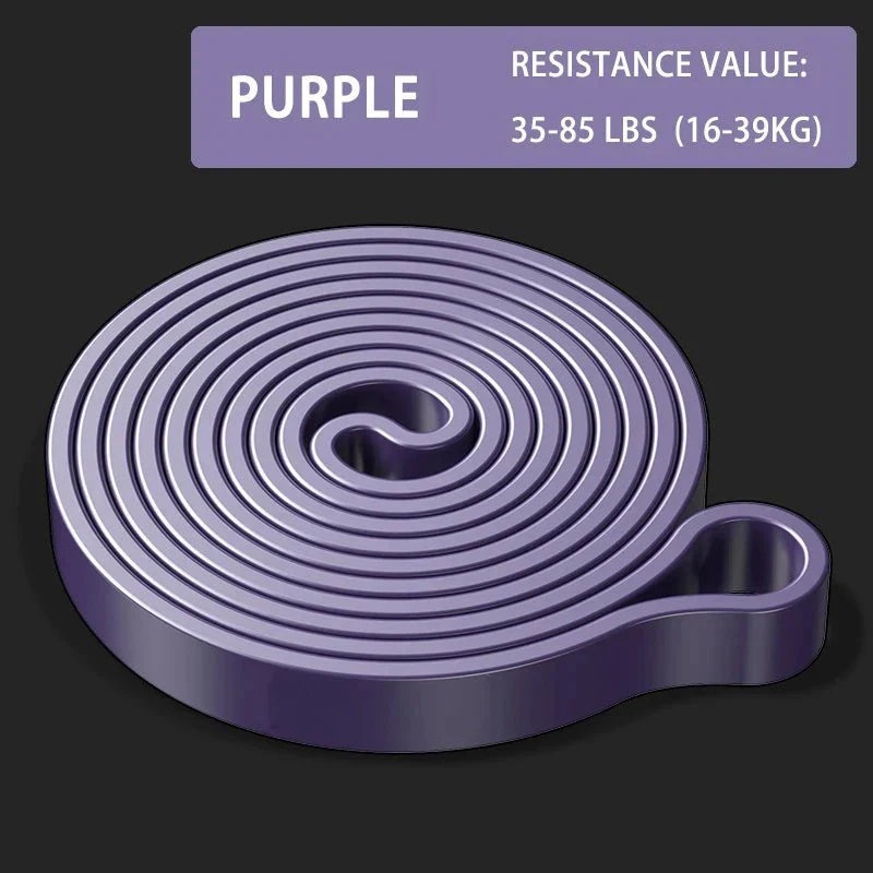 Natural Latex Resistance Bands – Elastic Rubber Workout Bands for Home Gym
