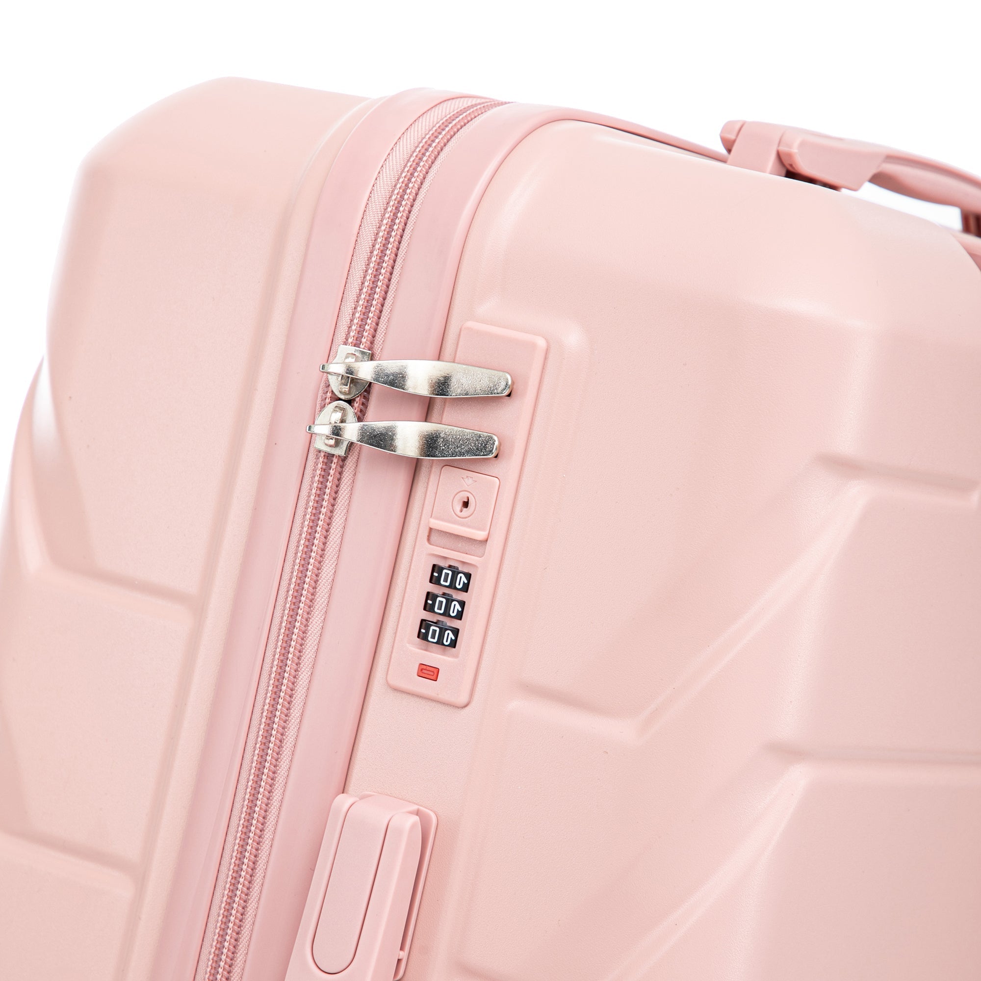 Set 3PCs 20'/24'/28' ABS Spinner Wheel Luggage - Pink