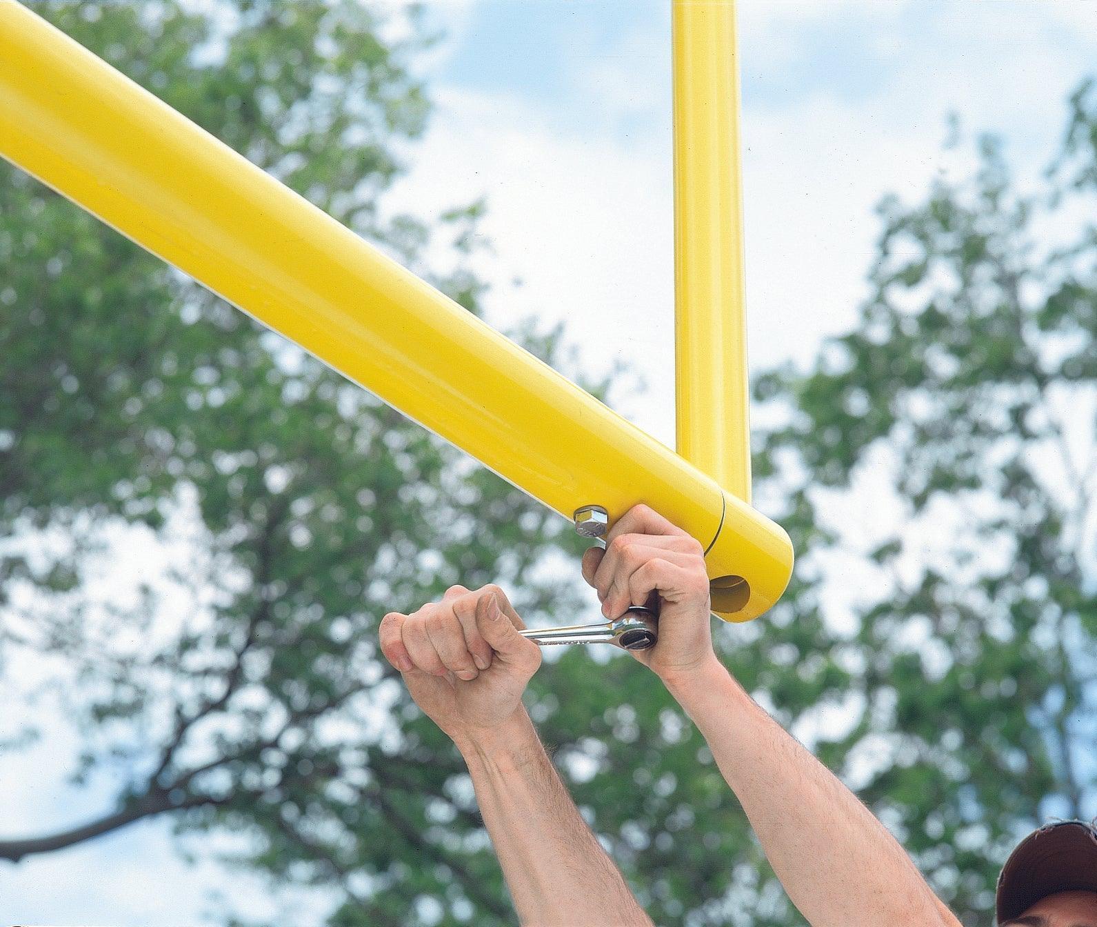 Bison 5-9/16" Gooseneck Football Goalposts (Pair)
