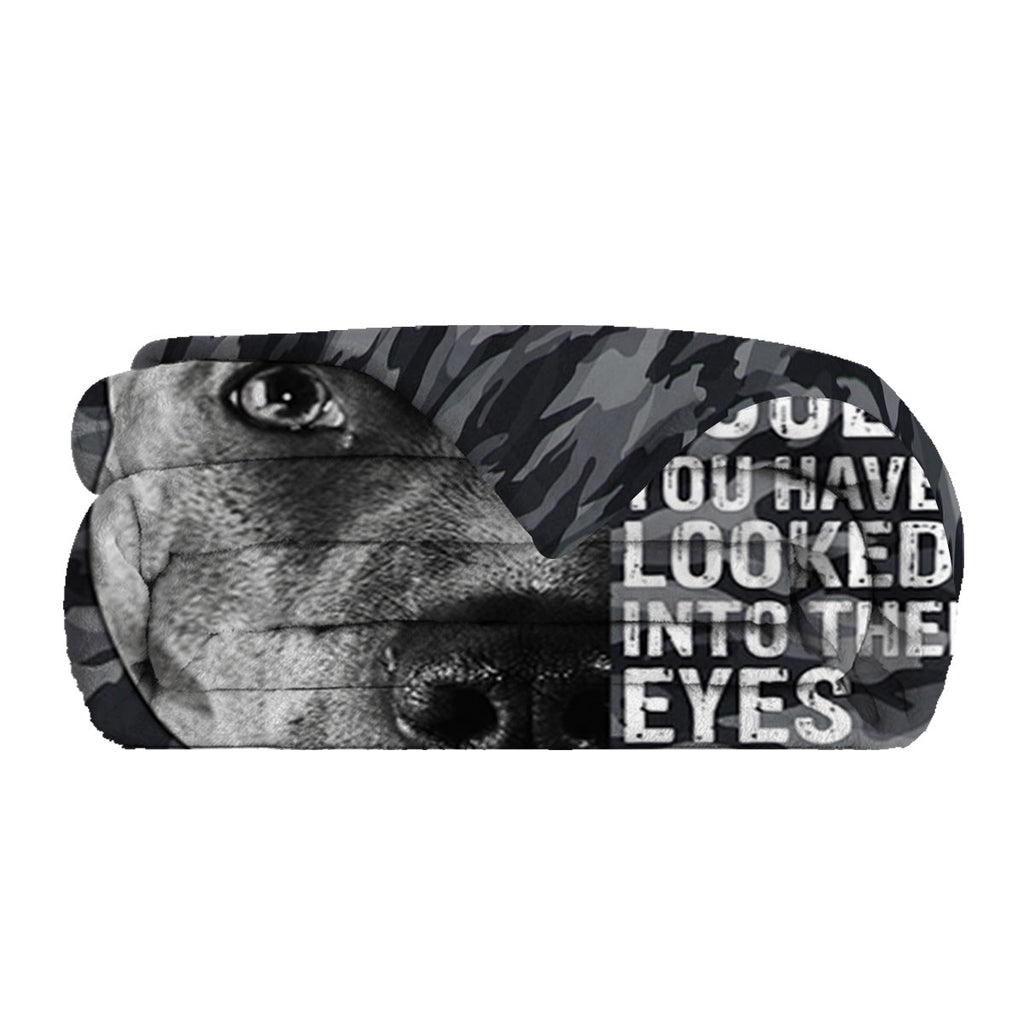 1pc Flannel Black Background Dog Cute Pet Theme Soft And Fluffy Multifunctional Outdoor Beach Camping Living Room Sofa Office Nap Printed Blanket