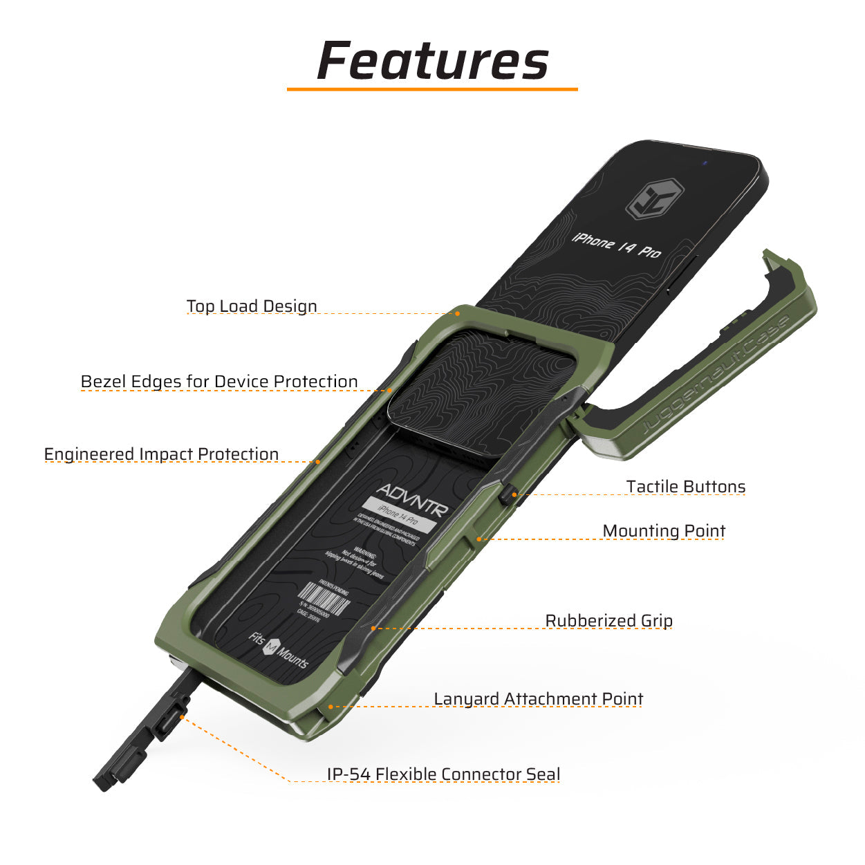 iPhone 14 Pro ADVNTR Phone Case | Made in USA