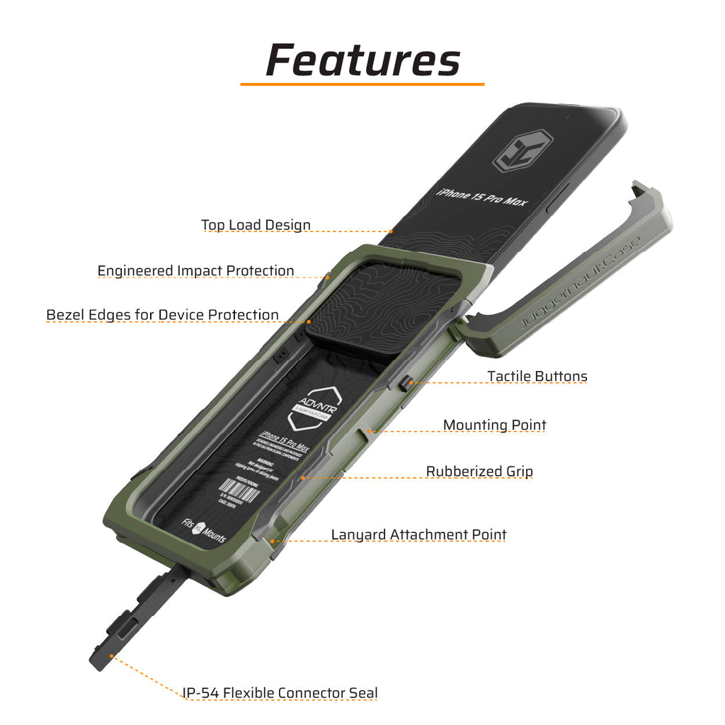 iPhone 15 Pro Max ADVNTR Phone Case | Proudly Made in USA | All Colors Available