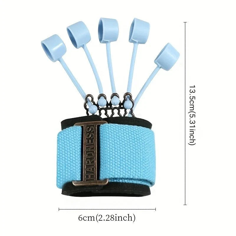 Finger Extensor Exerciser - Silicone Hand Grip Strengthening Trainer with Adjustable Resistance Band, Hand Expander for Enhance
