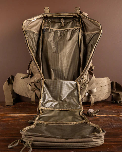 Eberlestock Brute 3500 | 60L Water-Repellent Hunting Pack | Balanced Carry for Heavy Payloads