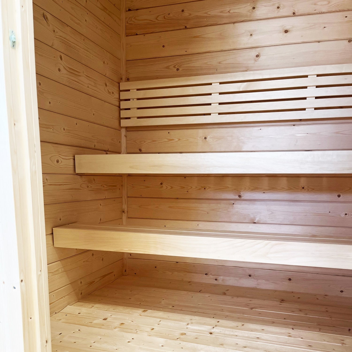 SaunaLife Model G2 Garden-Series Outdoor Home Sauna DIY Kit with LED Light System