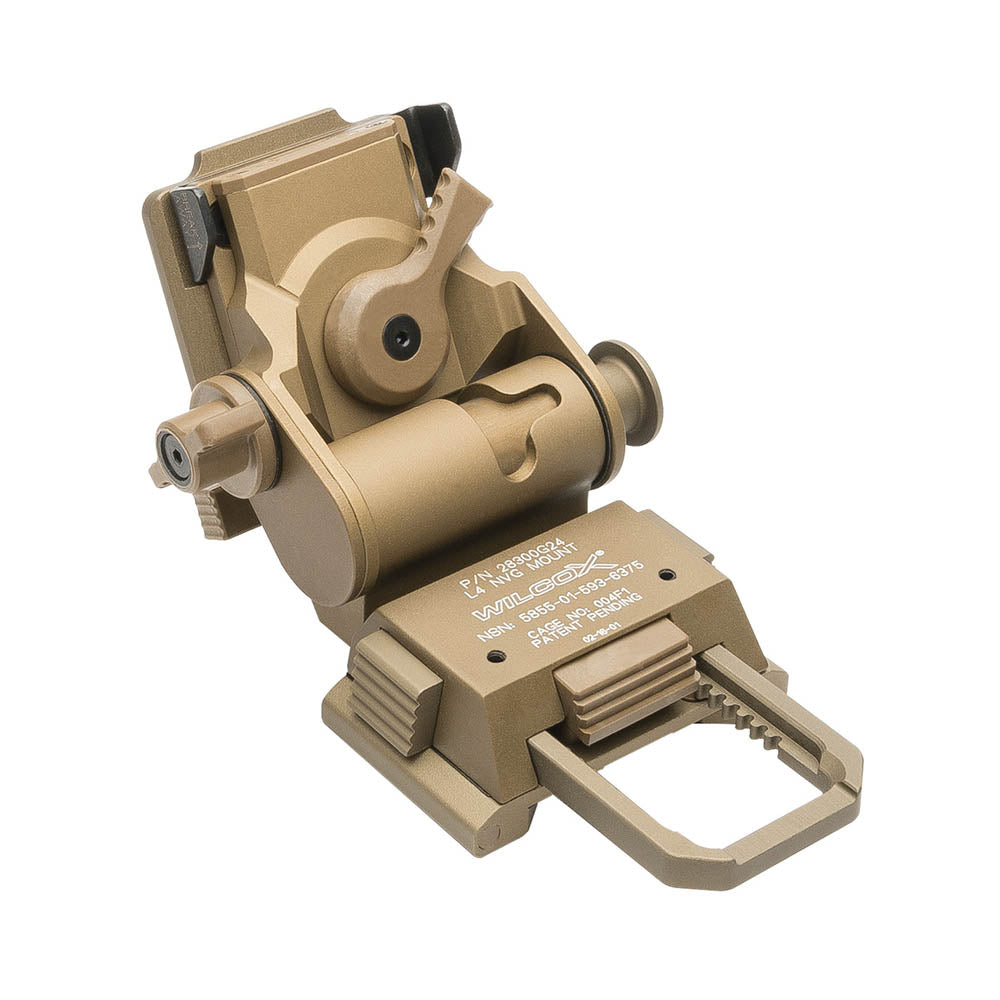 Wilcox G24 | Dovetail Mount for NVGs w/ Breakaway Safety for Neck Injury Prevention