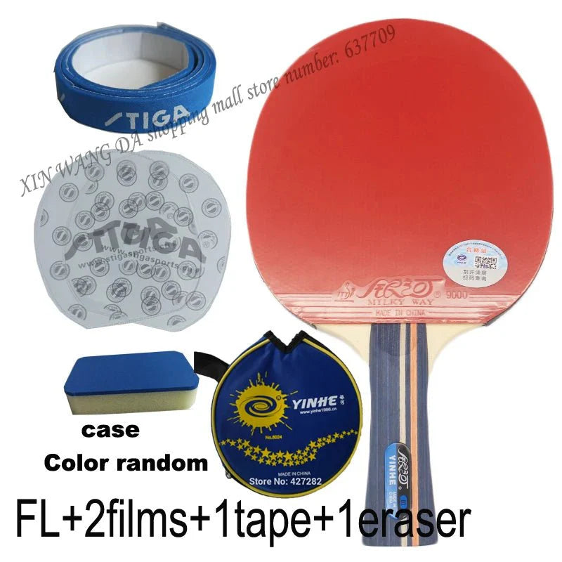 Galaxy-Yinhe 01B Table Tennis Rackets, Pimples in Racquet, Sports Paddle, Ping Pong, Original