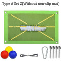 Golf Training Mat for Swing Detection Batting Path Feedback Practice Hitting Mats Golf Training Aids Equipment Outdoor Indoor