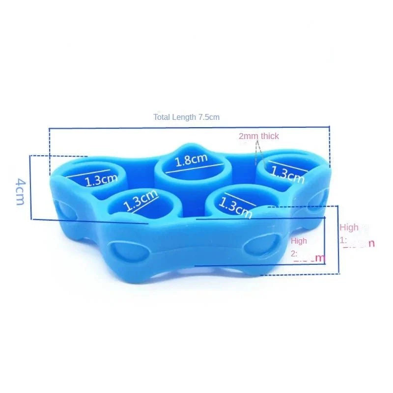 Hand Gripper Silicone Finger Expander Exercise Hand Grip Wrist Strength Trainer Finger Exerciser Resistance Bands Fitness