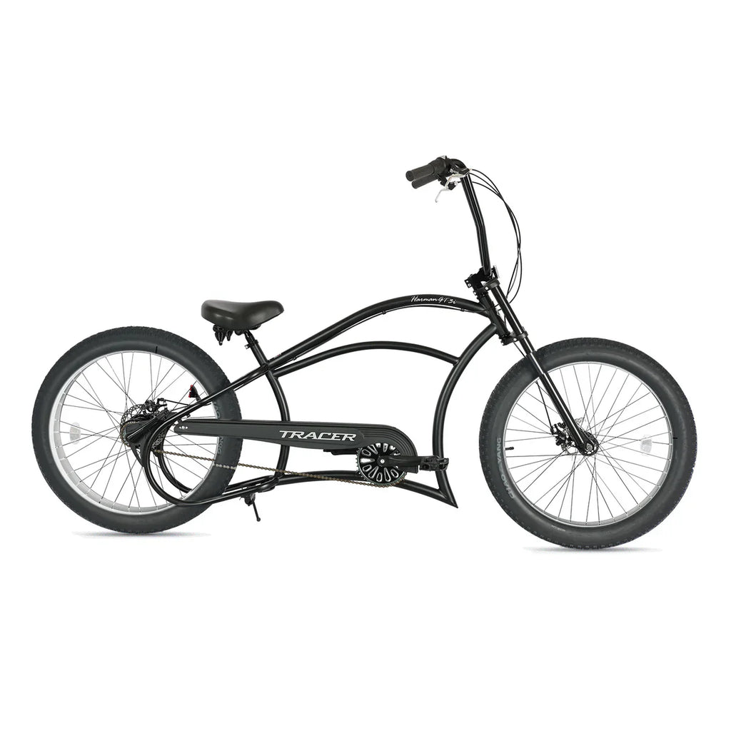 Tracer Harman 3i 26'' Vintage Internal 3-Speed Chopper Stretch Fat Tire Bike