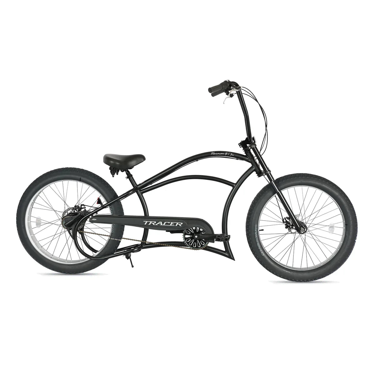 Tracer Harman 3i 26'' Vintage Internal 3-Speed Chopper Stretch Fat Tire Bike