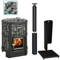 Harvia Legend 150 Wood-Burning Sauna Stove Package, 16kW