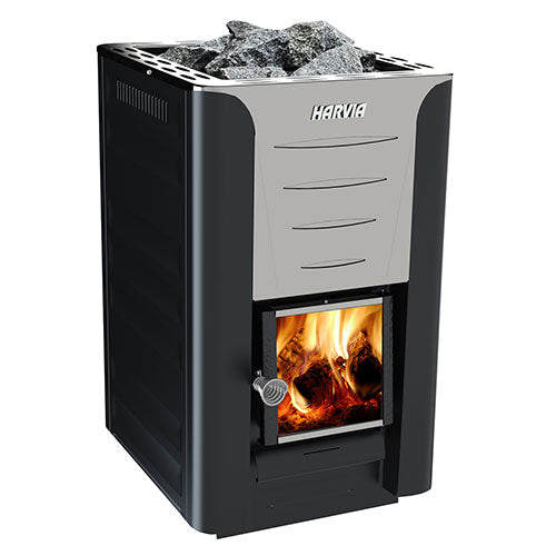 Harvia Pro 20 Wood-Burning Sauna Stove Package, 24kW