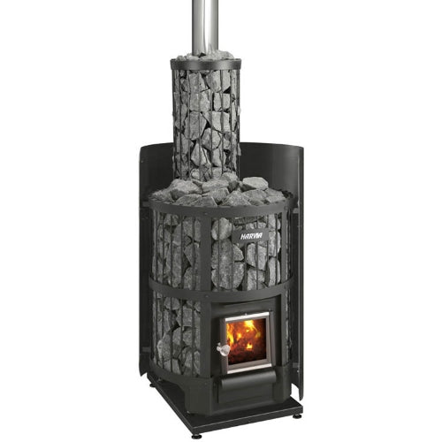Harvia Legend 150 Wood-Burning Sauna Stove Package, 16kW