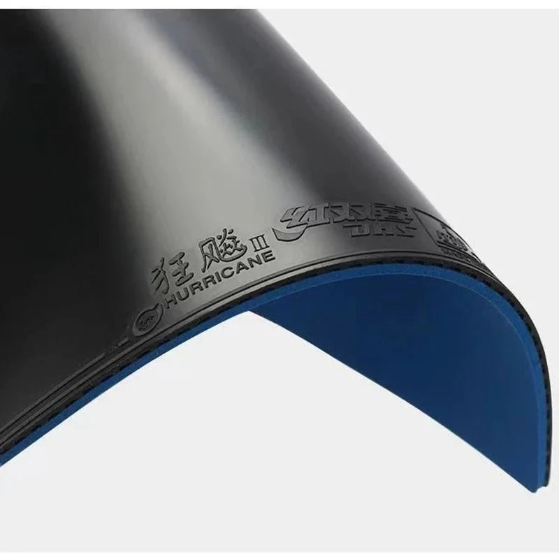Hurricane 3 Provincal Blue Sponge Table Tennis Rubber Sticky Black Ping Pong Sheet 2.2mm Thickness Sponge Table Tennis Pads